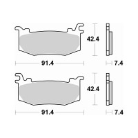 EBC Brakes Double-H Sintered Superbike Brake Pads Front - FA782HH